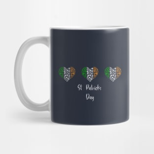 St Patricks Day Heart Design Mug